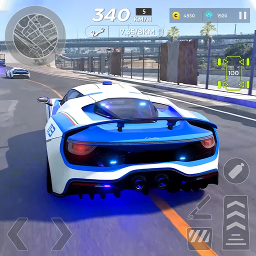 Game icon for Car Driving: Drag Racing 3D by Universe Game Labs