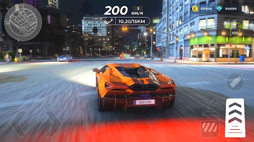 Gameplay screenshot 2 from Car Driving: Drag Racing 3D - Simulation game