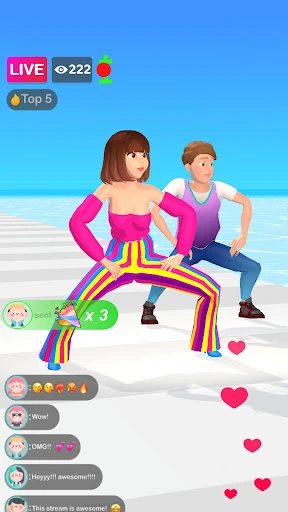 Gameplay screenshot 1 from Streamer Rush: Dress & Impress - Simulation game